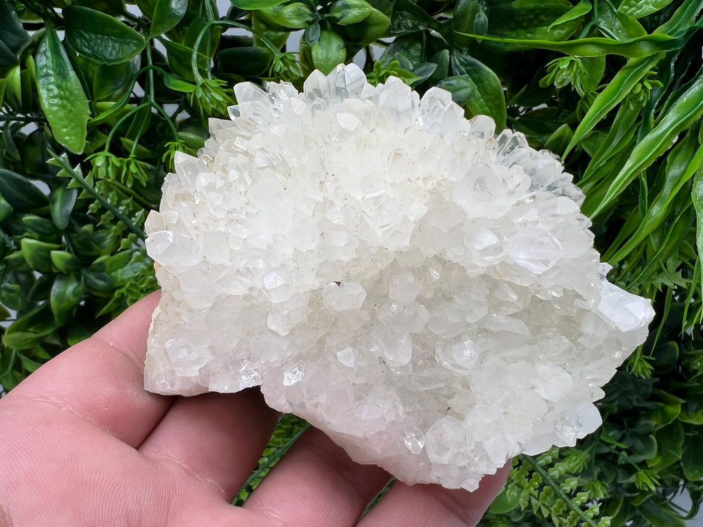 Limonite Quartz Cluster with Inclusions, Rare Crystal Mineral Gift