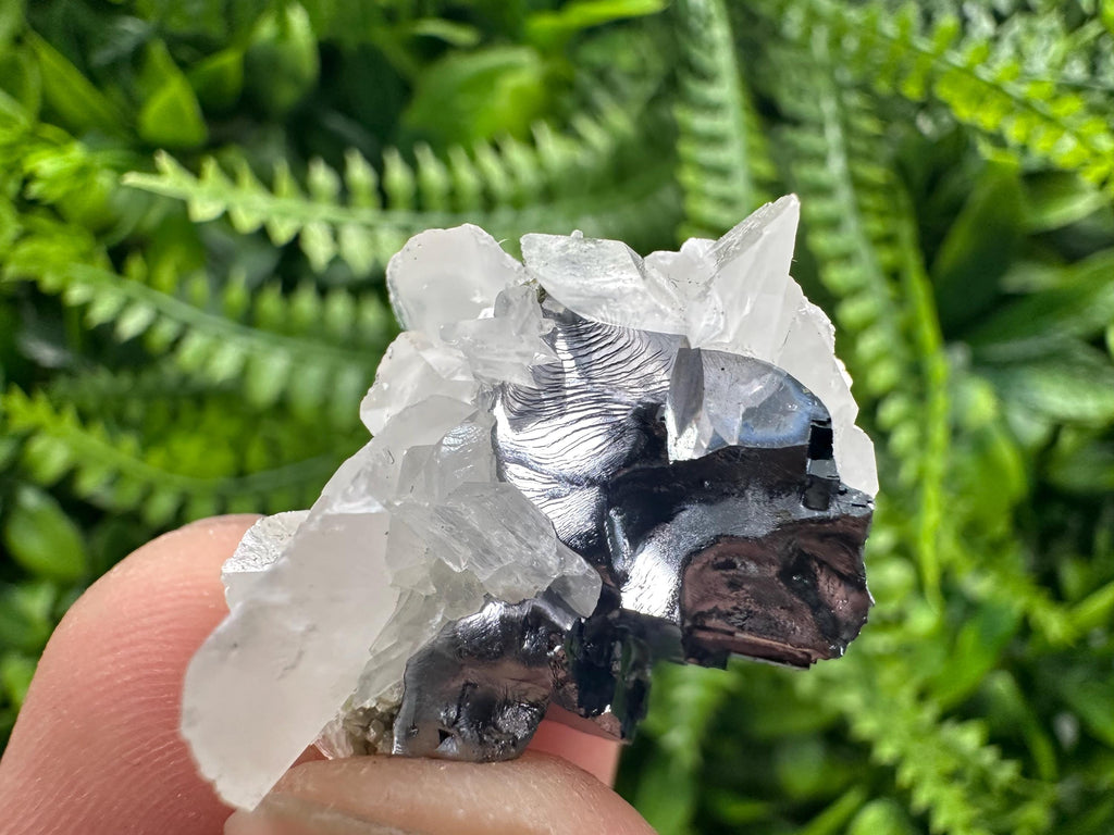 Quartz Galena Calcite Specimen: Borieva Mine, Bulgaria