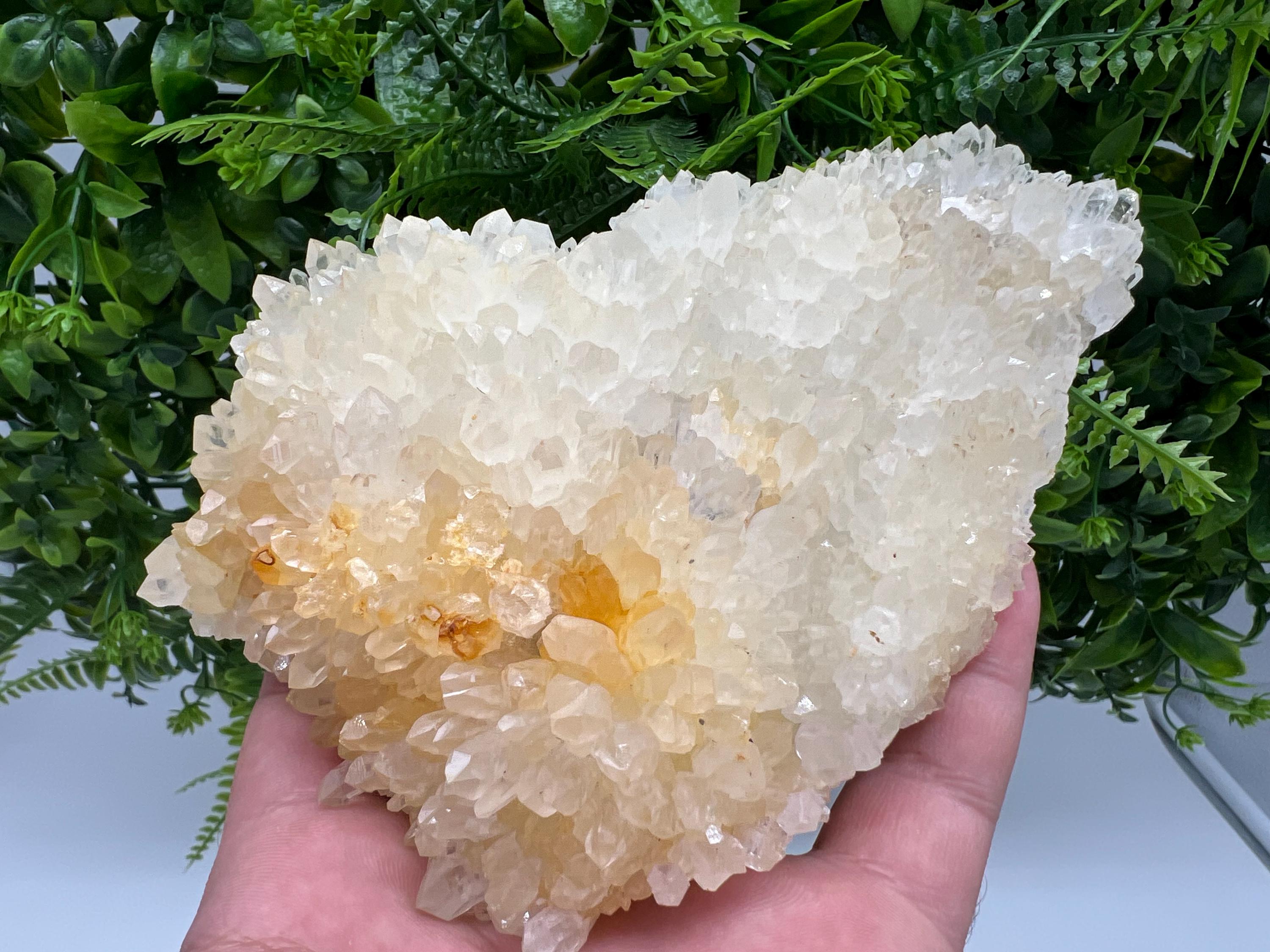 Stunning LIMONITE Quartz whit inclusions natural minerals souvenir gift crystal collection stone rare Quartz cluster 9 September Bulgaria