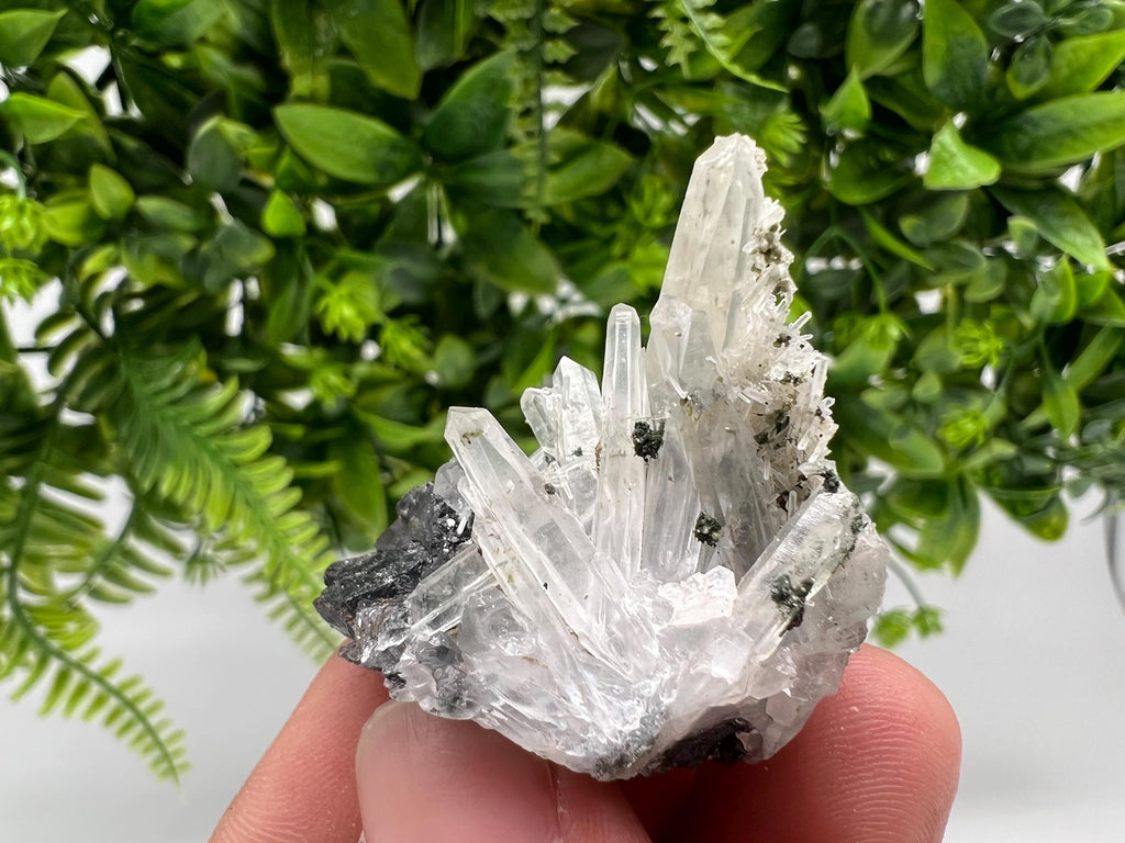Quartz with Sphalerite: Bulgaria Crystal Stone, Minerals Collection