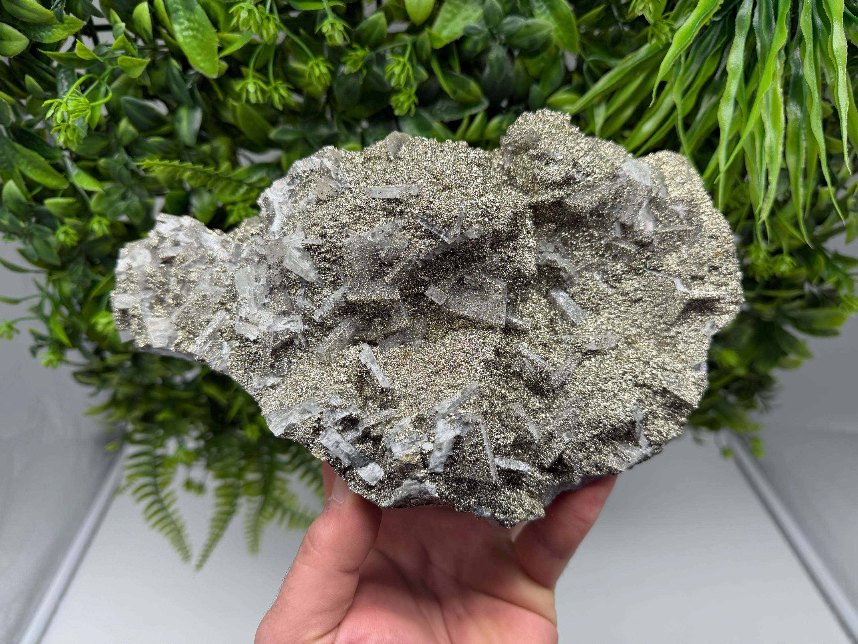 Large Barite Marcasite Chalcedony Cluster - Androvo Mine, Bulgaria