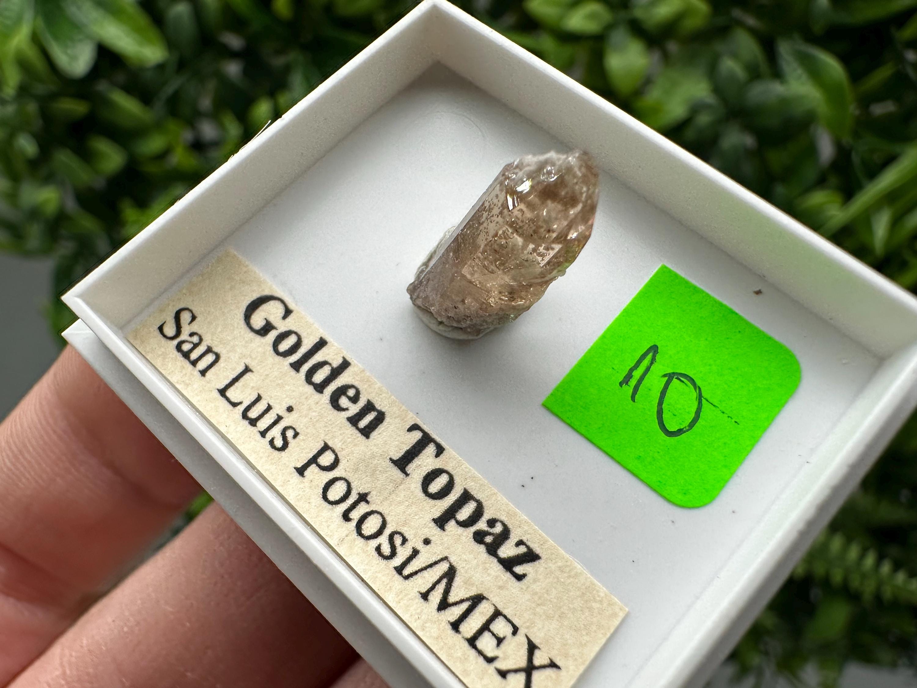 Golden Topaz Crystal, Mineral Specimen from Mexico