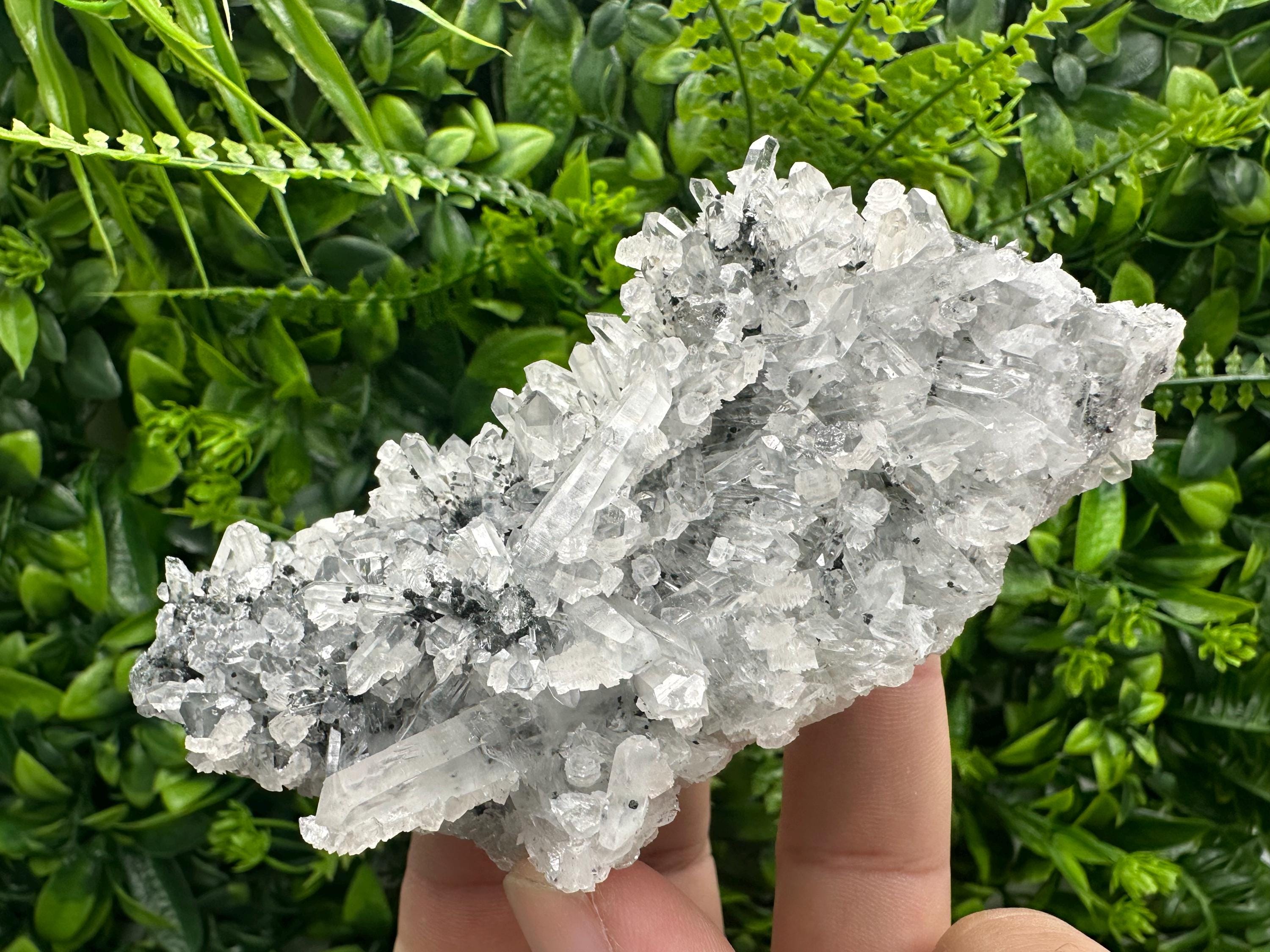 Transparent Quartz Cluster, Borieva Mine Crystal Specimen