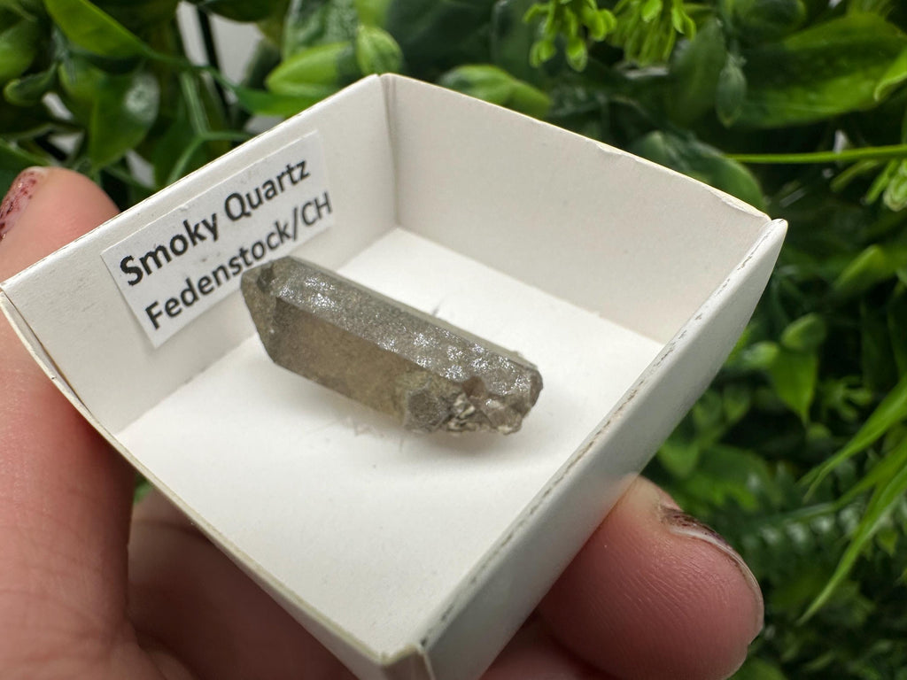 Rare Smoky Quartz Point, Fedenstock Switzerland, Mineral Specimen (30 MM)