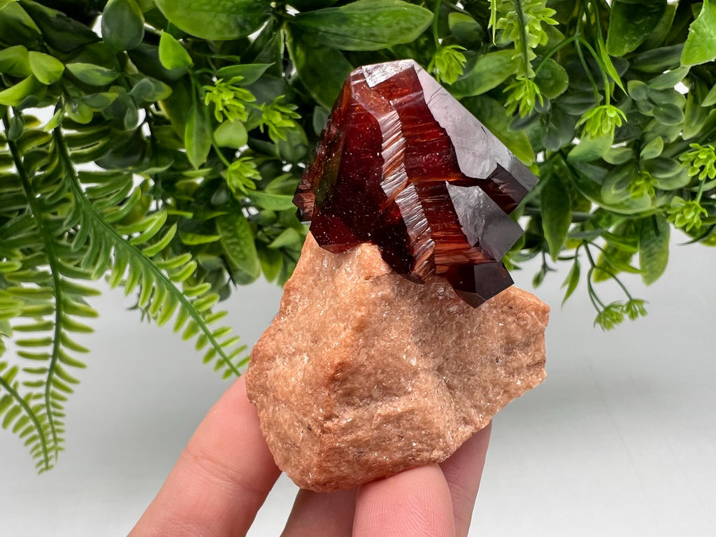 Orange-Brown Arcanite Mineral Specimen, Santa Ana Tin Mine