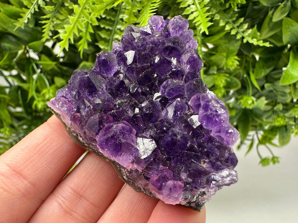 Uruguay Amethyst Crystal: Purple Quartz Home Decor, Energy Stone