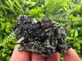 Sphalerite on Quartz Cluster, Bulgaria Mineral Specimen