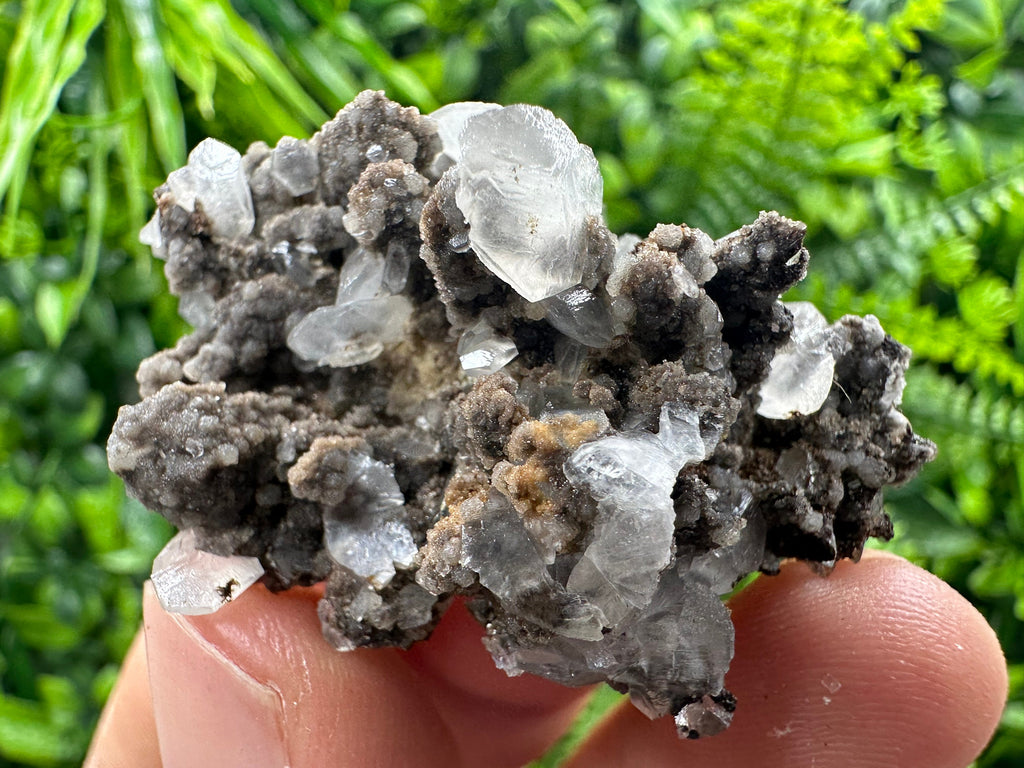 Quartz with Calcite Mineral Specimen, Bulgaria Crystal Decor