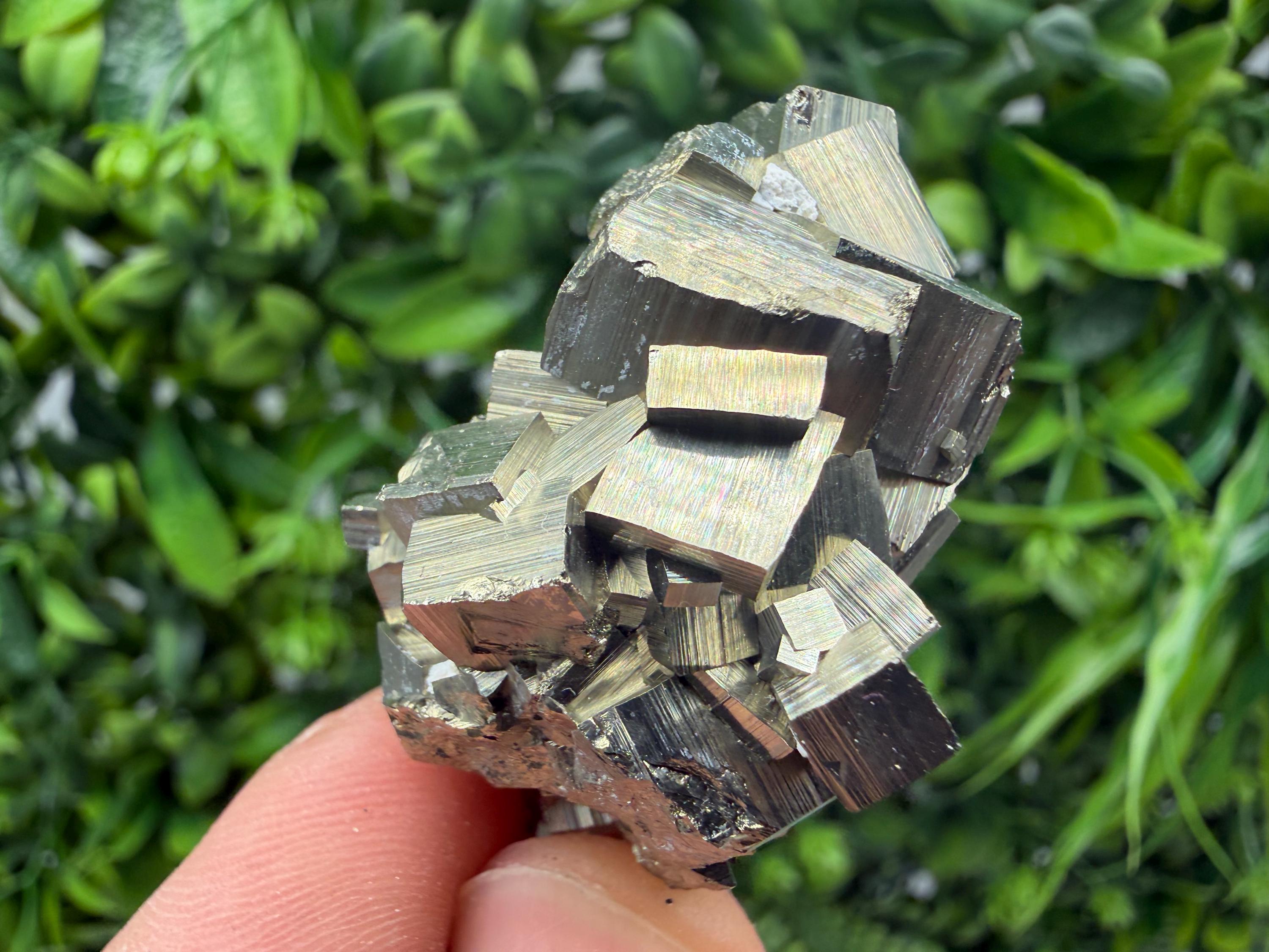 Rare Floating Pyrite Cluster, Fool’s Gold Crystal Decor