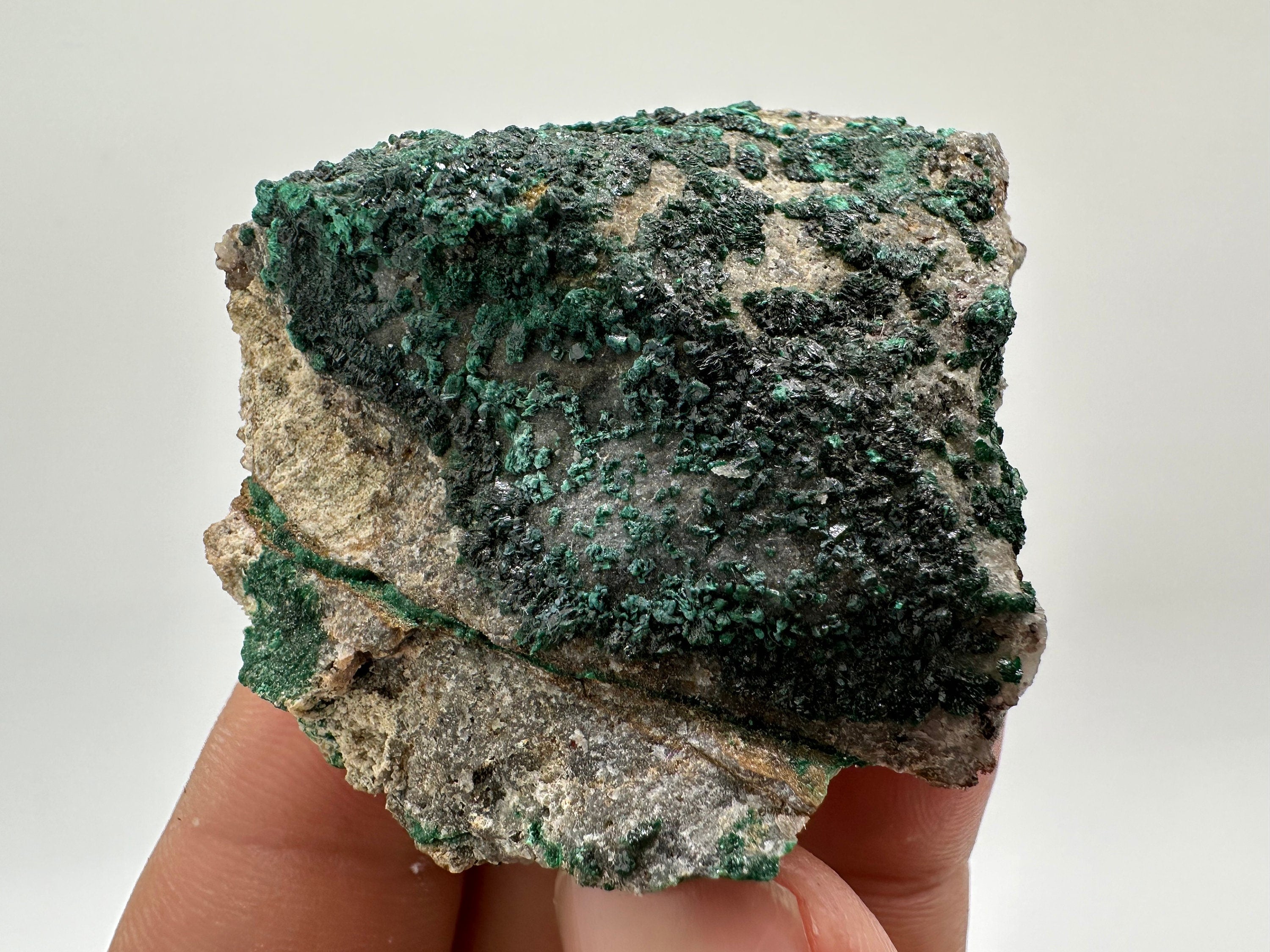 Congo Malachite Crystal, Green Mineral Specimen (5/3/5cm)