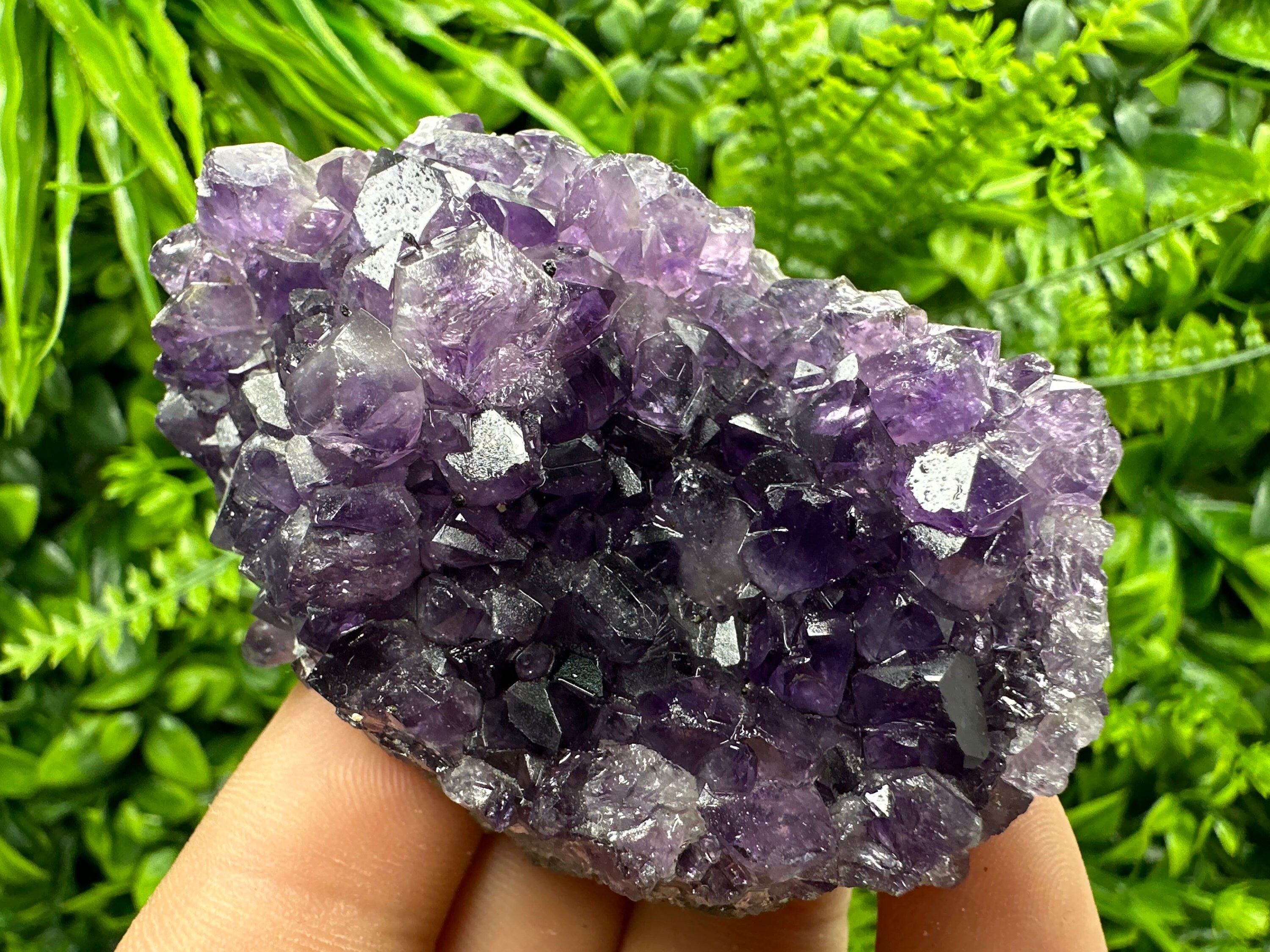 Uruguay Amethyst Cluster: Purple Quartz Crystal, Home Decor