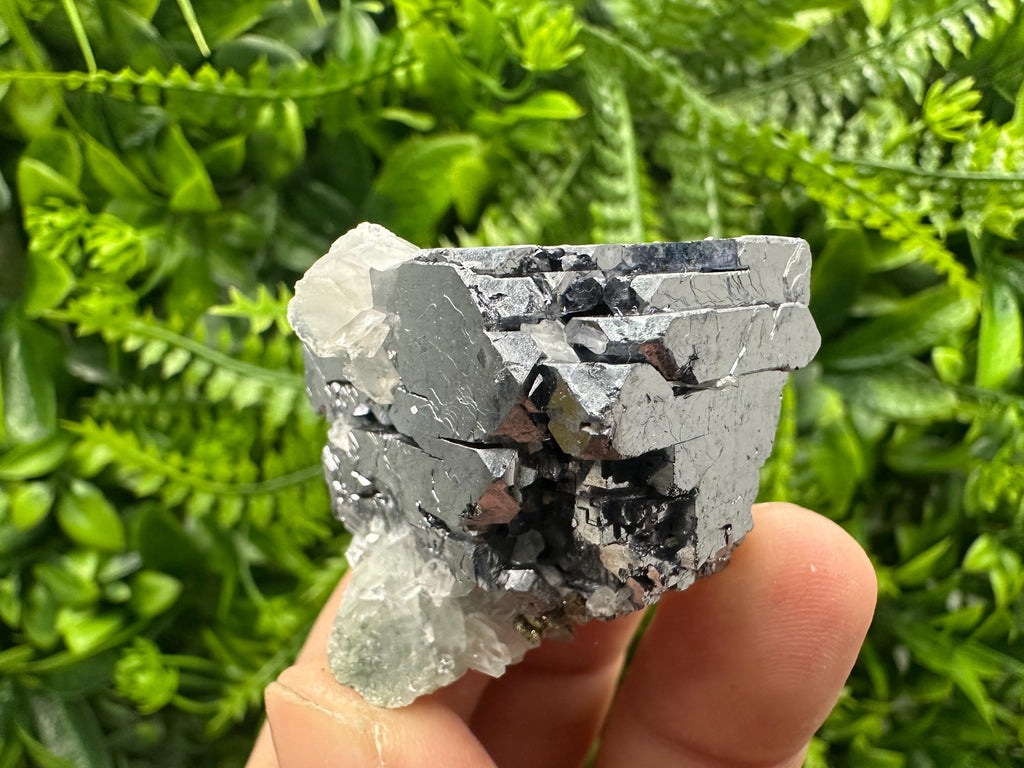 Quartz Galena Calcite Specimen: Borieva Mine, Bulgaria