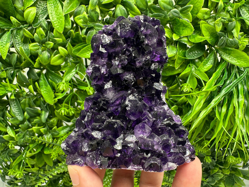 Uruguay Amethyst Crystal: Purple Quartz Home Decor, Energy Stone