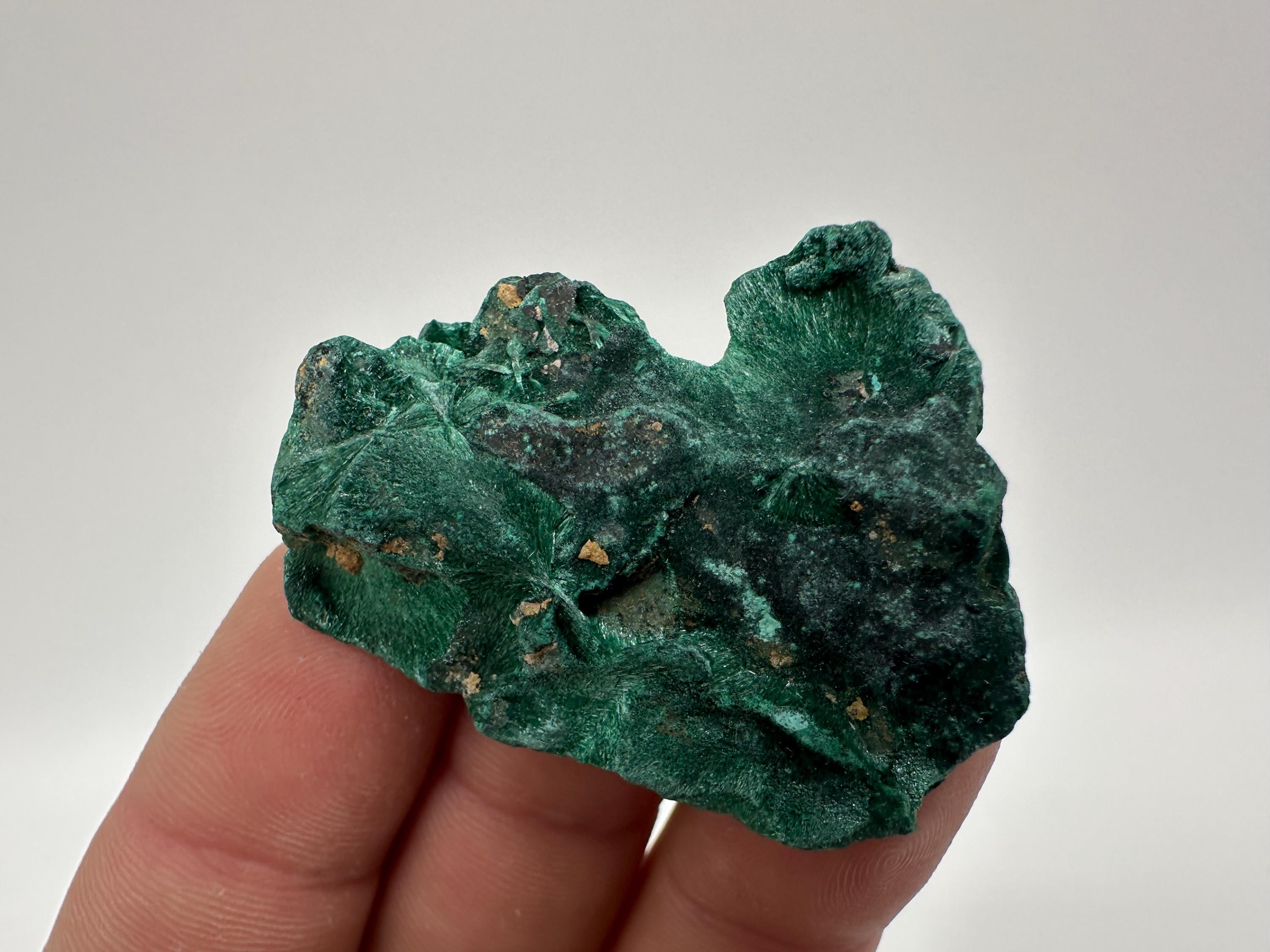 Green Malachite Crystal Specimen, Congo Minerals (4.5/4cm)