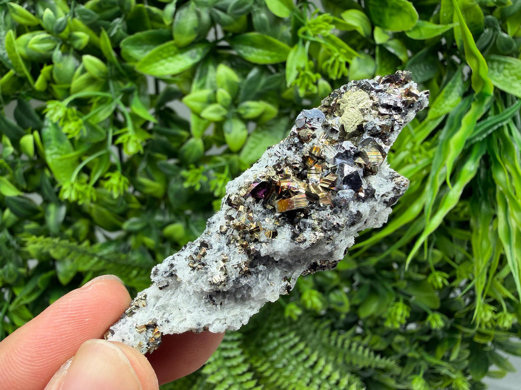 Pyrite Sphalerite Quartz Calcite,Chalcopyrite Mineral Specimen, Krushev dol Mine