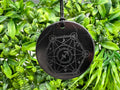 Shungite Sagittarius Zodiac Pendant Necklace: EMF Protection Healing Stone