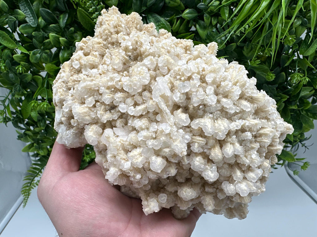 Fluorescent White Quartz Calcite, Krushev Dol Mine Mineral Specimen