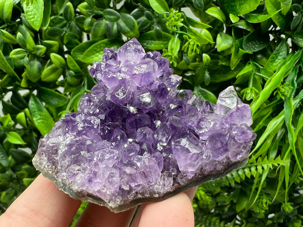 Uruguay Amethyst Crystal: Purple Quartz Home Decor - 80 Grams