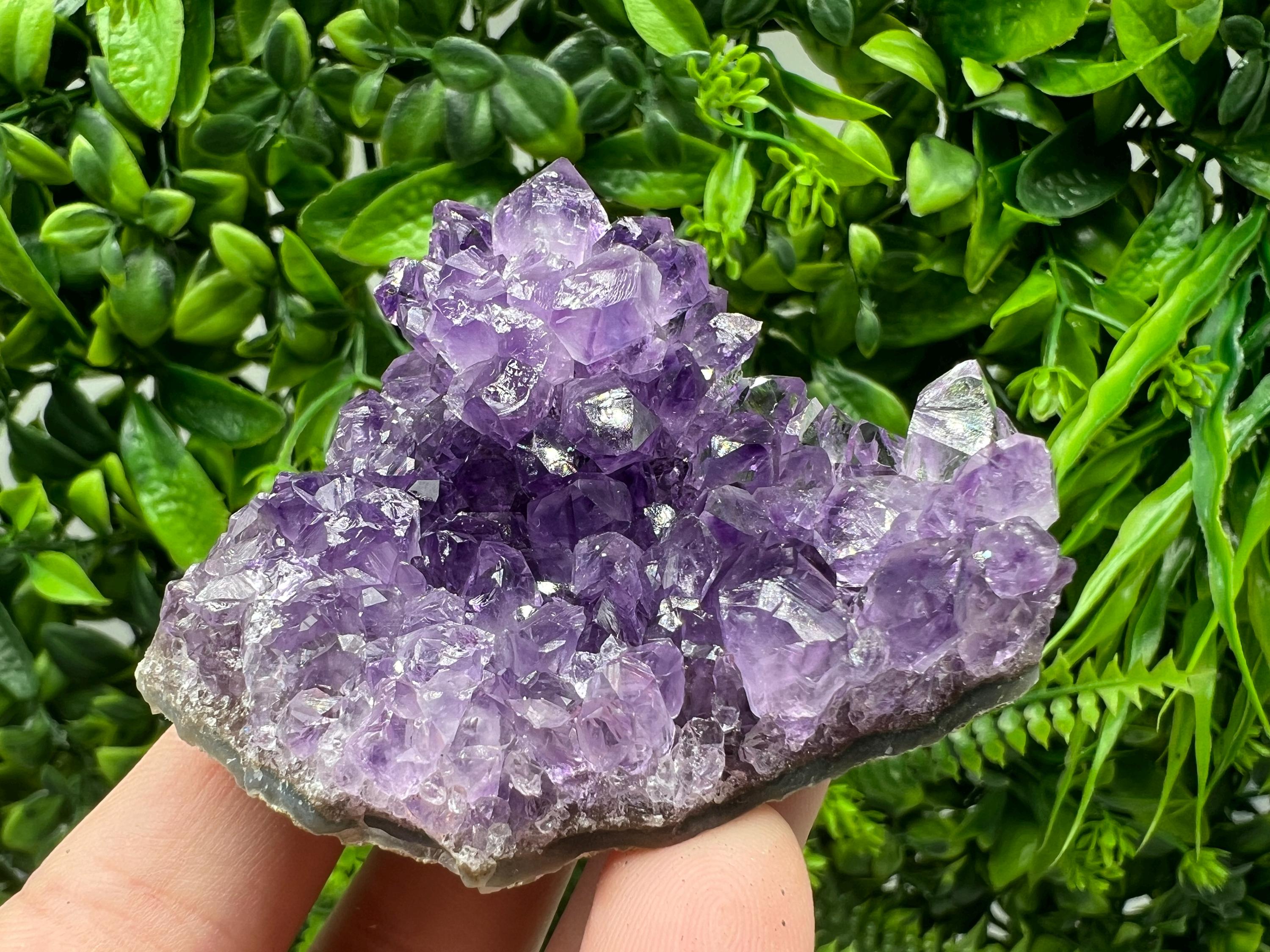 Uruguay Amethyst Crystal: Purple Quartz Home Decor - 80 Grams