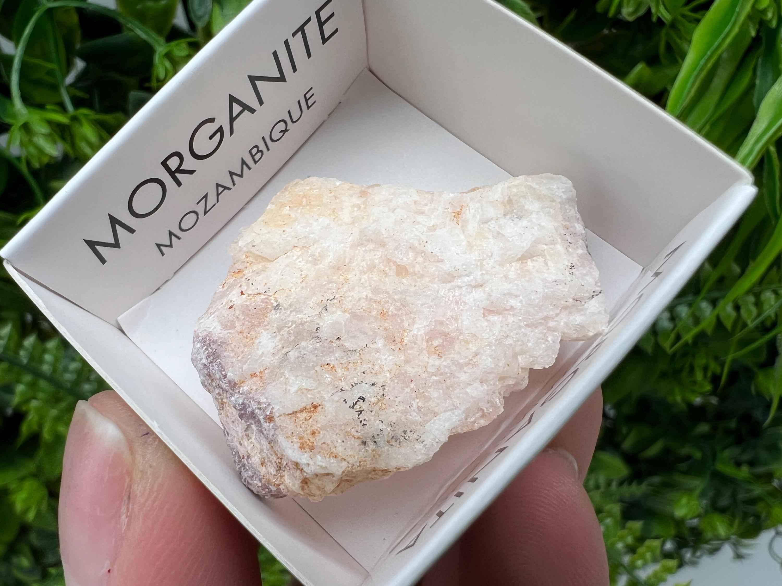 Raw Morganite Mineral Specimen, Mozambique Crystal, Home Decor