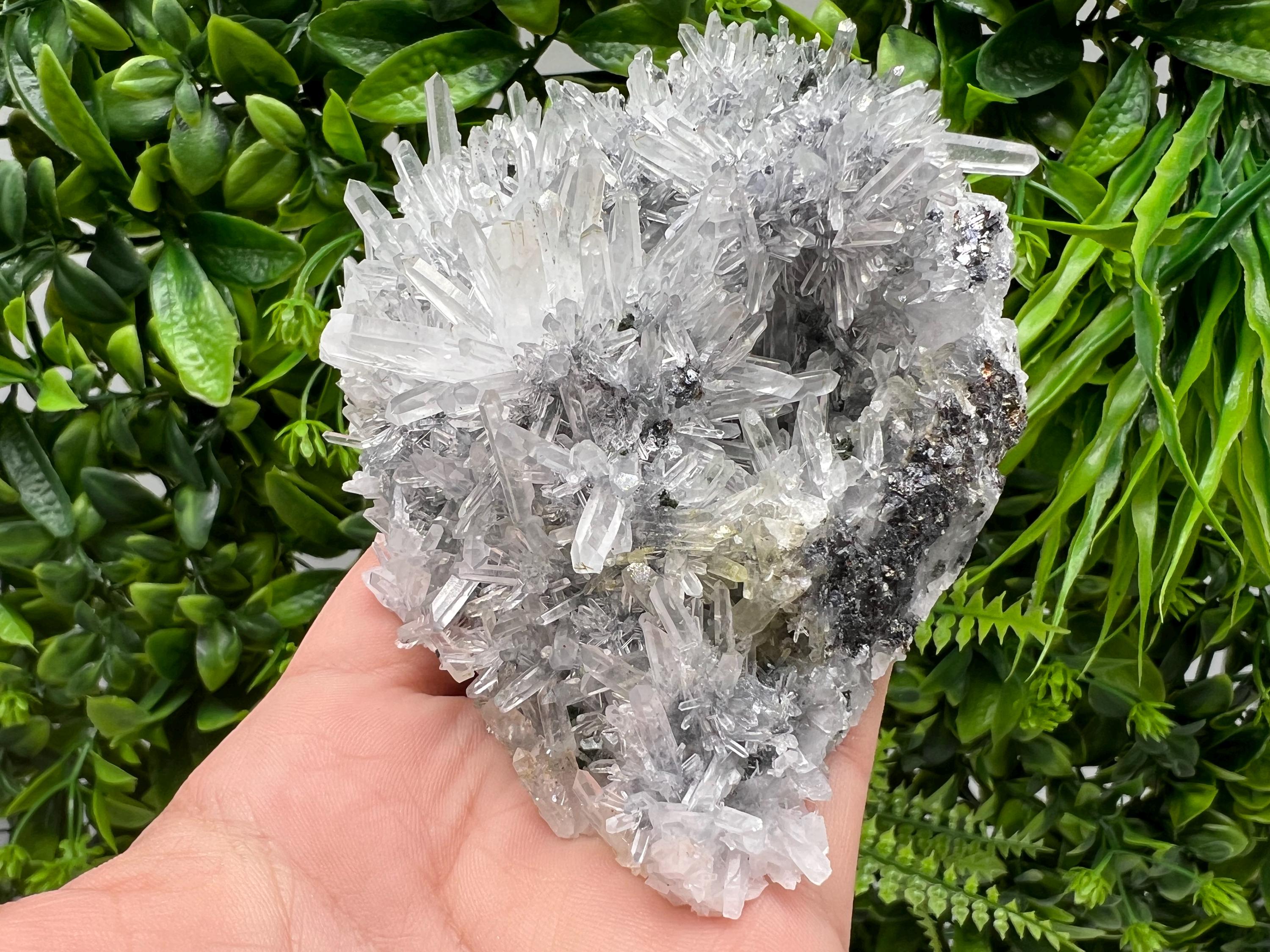 Stunning Transparent Quartz,from Borieva mine,natural collection mineral specimen rare crystal,home decor crystal,quartz cluster,Quartz,gift