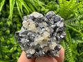 Galena Quartz Calcite Cluster, Bulgaria Mineral Specimen