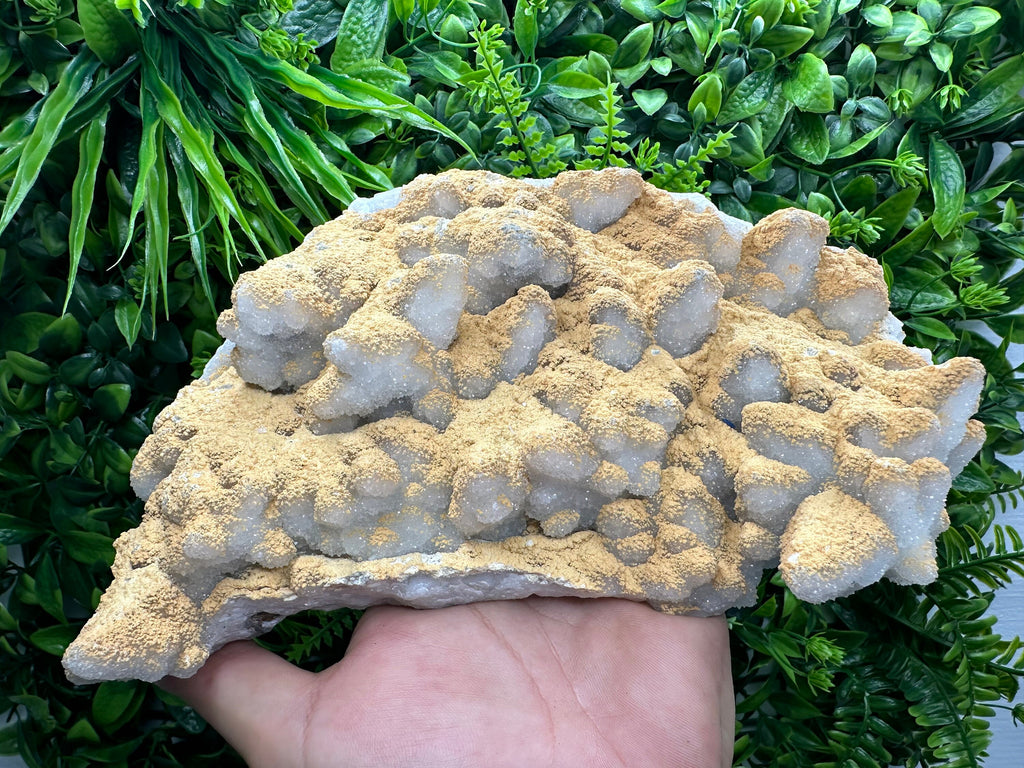 Large Chalcedony with Dolomite/Siderite, Krushev Dol Mine Mineral Specimen