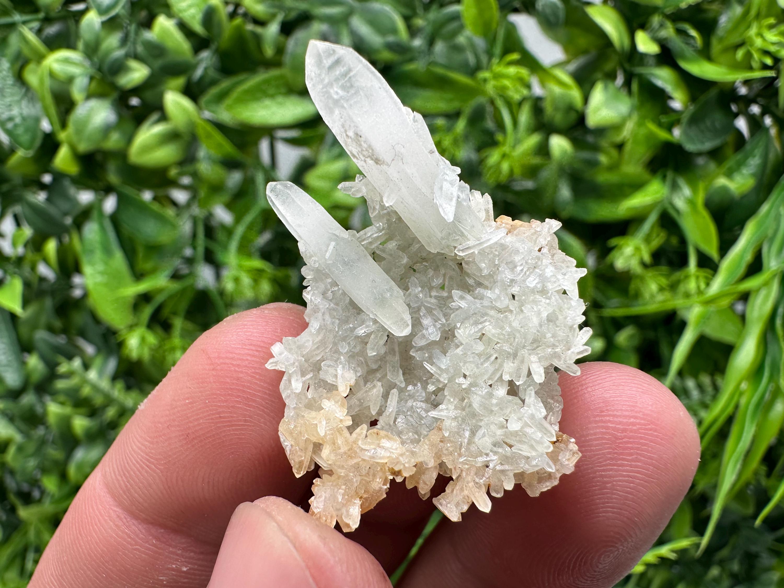 Quartz with Limonite, Natural Mineral Specimen