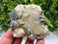 UV Mangano Calcite Cluster: Borieva Mine, Bulgaria