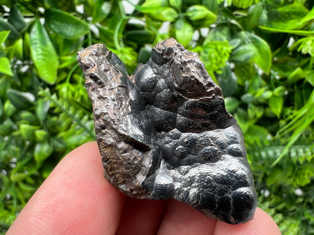 Moroccan Botryoidal Black Hematite Specimen: Chakra Reiki Crystal