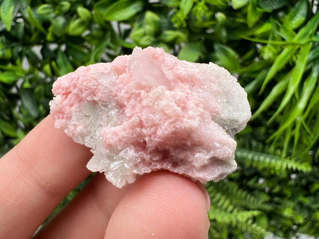 Beautiful Rhodochrosite perfect pink colour Starnica Mine Davidcovo Bulgaria natural minerals souvenir crystal gift home decor stone gift