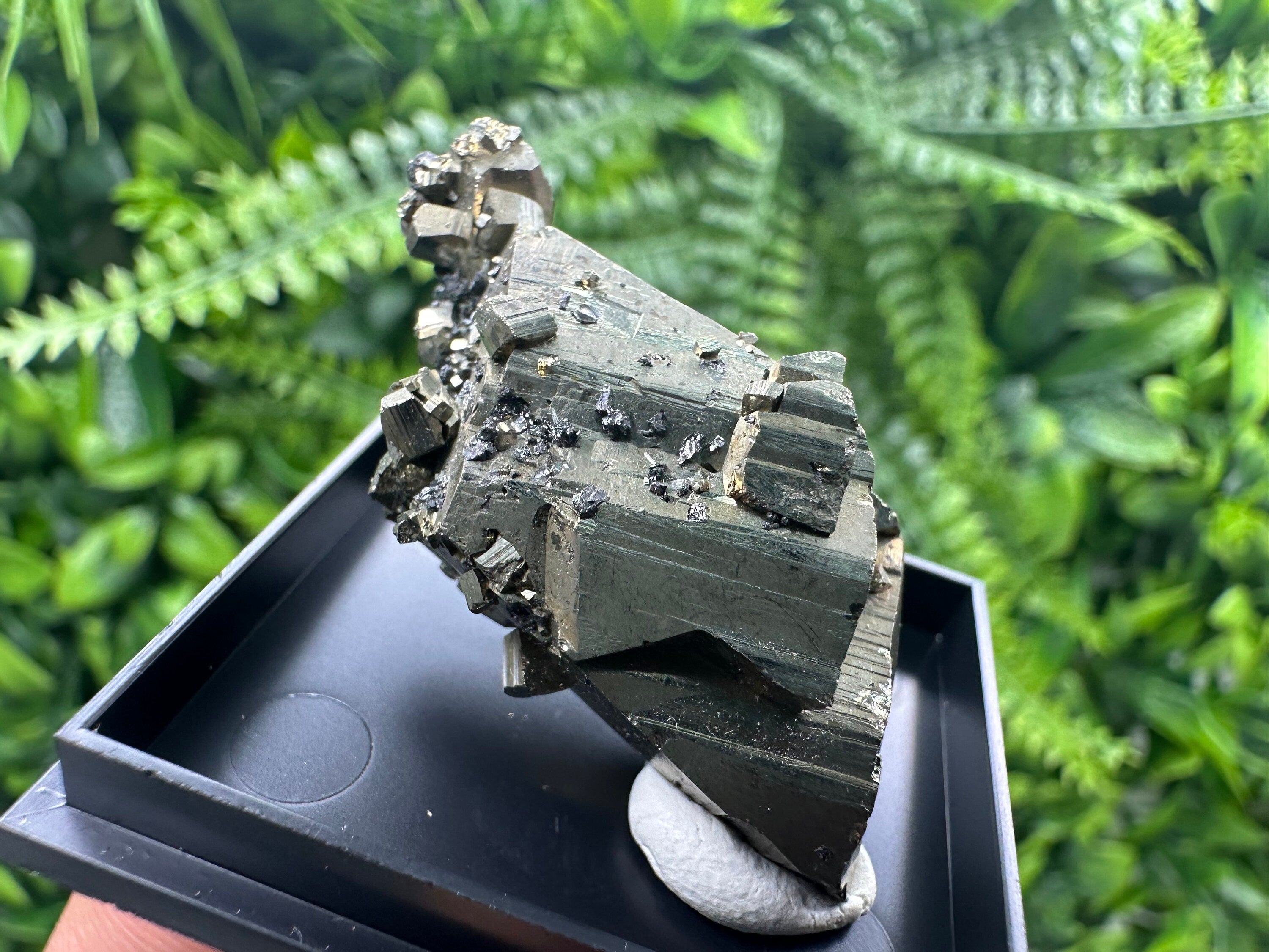 Shiny Pyrite Crystal Cluster, Borieva Mine, Bulgaria