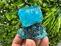 Exceptional Turquoise ALUNITE Aqua Crystal on Matrix UV Active, lab minerals