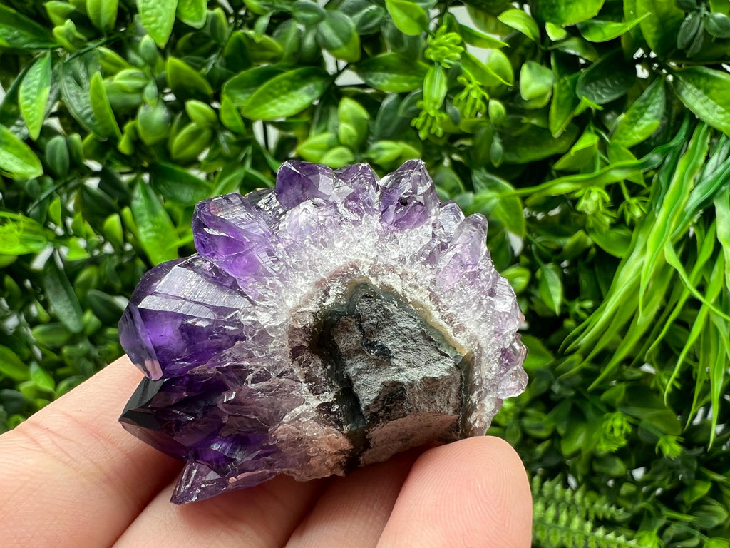 Uruguay Amethyst Crystal: Purple Quartz Home Decor, Energy Stone