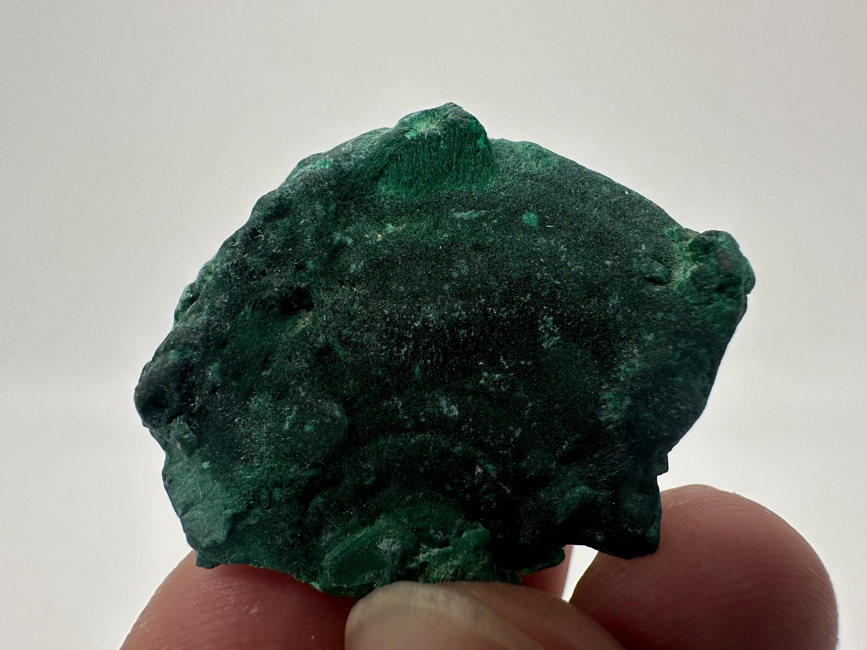 Green Polished Malachite Crystal, Congo Mineral Specimen