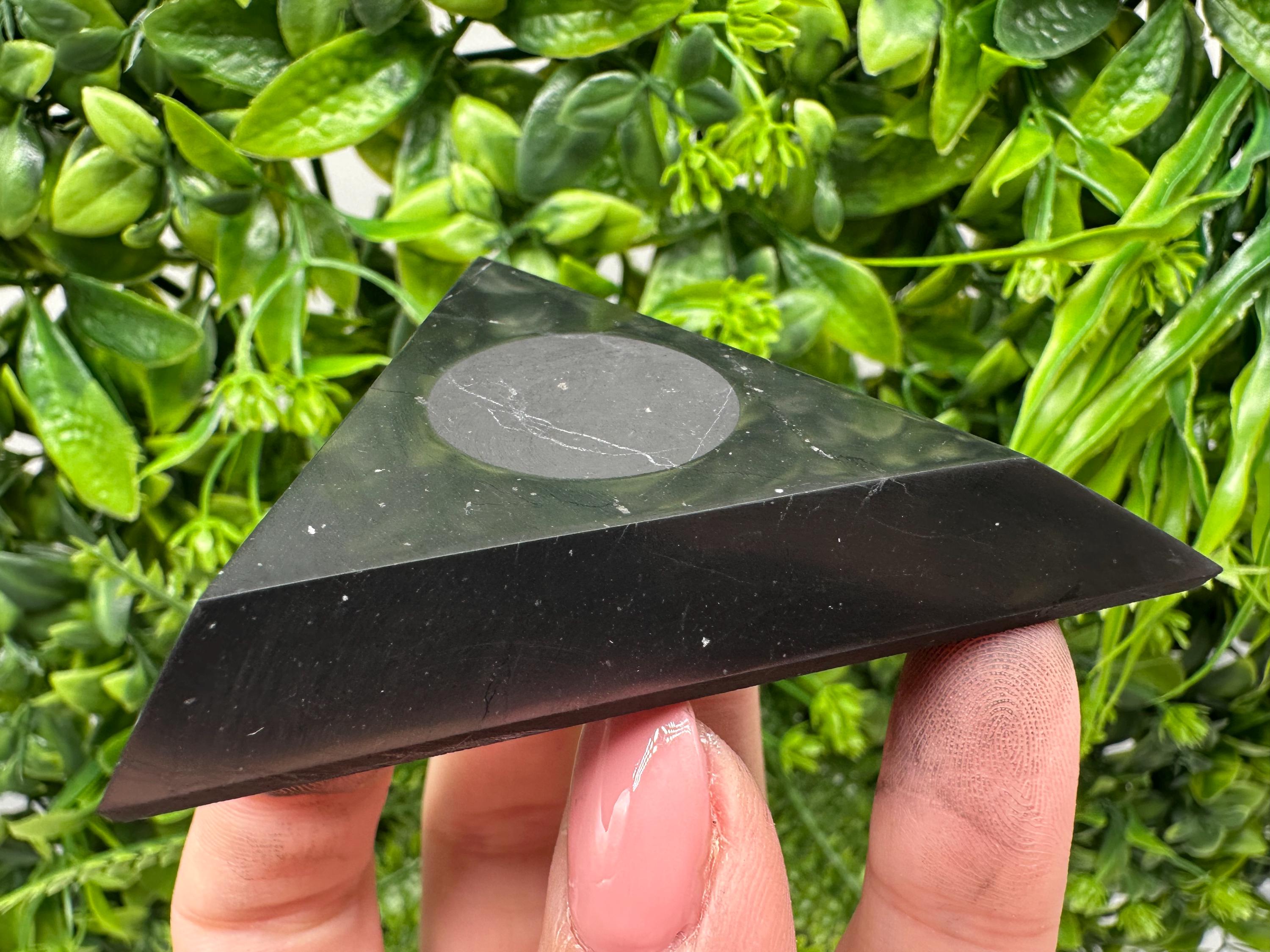 Shungite Sphere Stand: Small/Medium Crystal Ball Holder