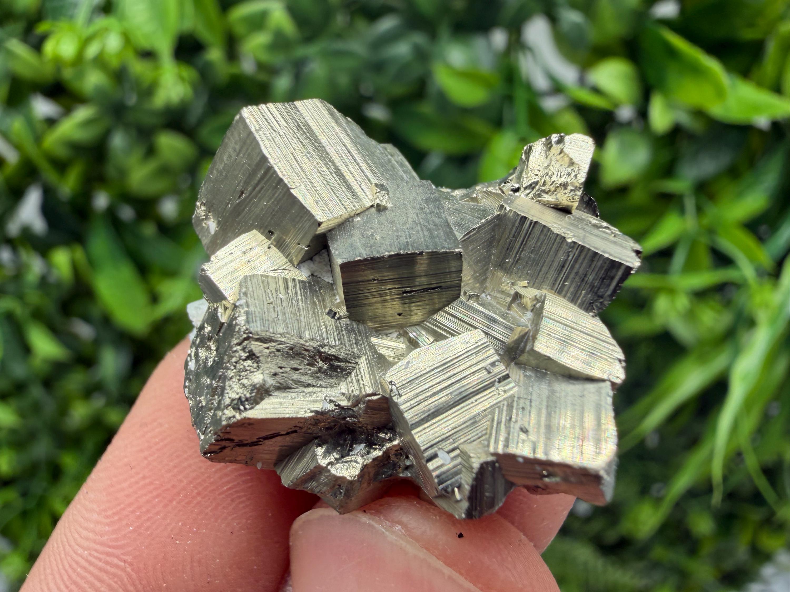 Rare Floating Pyrite Cluster, Fool’s Gold Crystal Decor