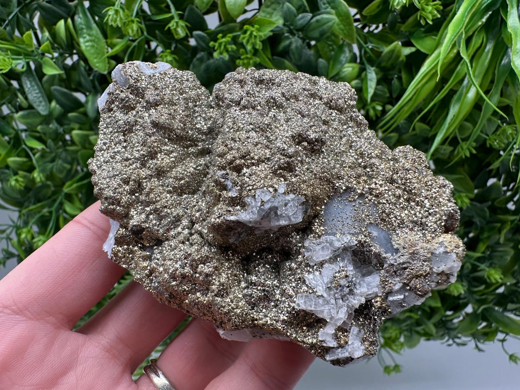 Marcasite Cluster on Chalcedony, Bulgaria Mineral Specimen