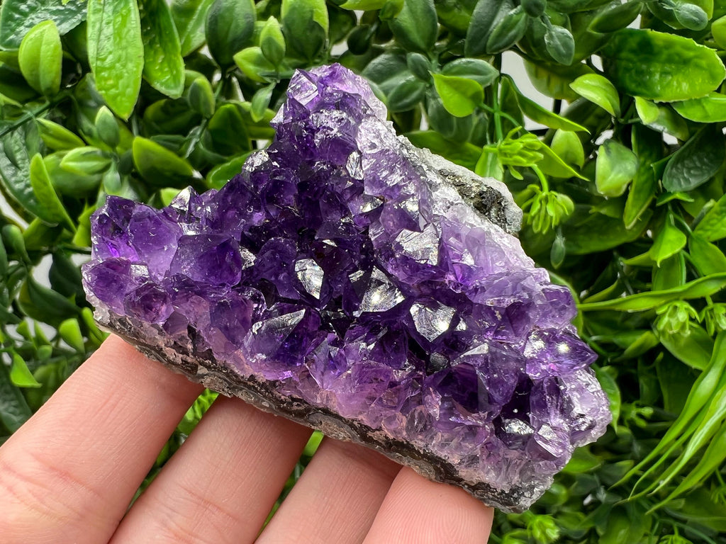 Uruguay Amethyst Crystal: Purple Quartz Home Decor, Energy Stone