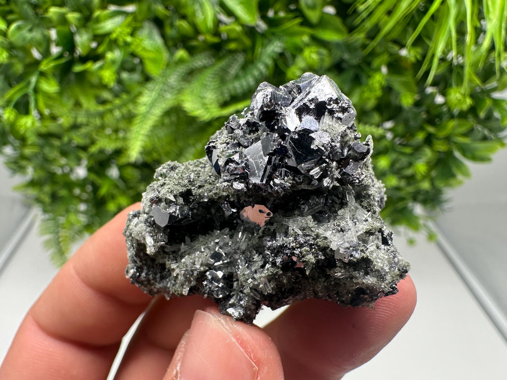 Collected Skeletal GALENA,Sphalerite,Quartz,Calcite from Krushev dol mine,Madan,Bulgaria,natural,collectible mineral specimen home decor
