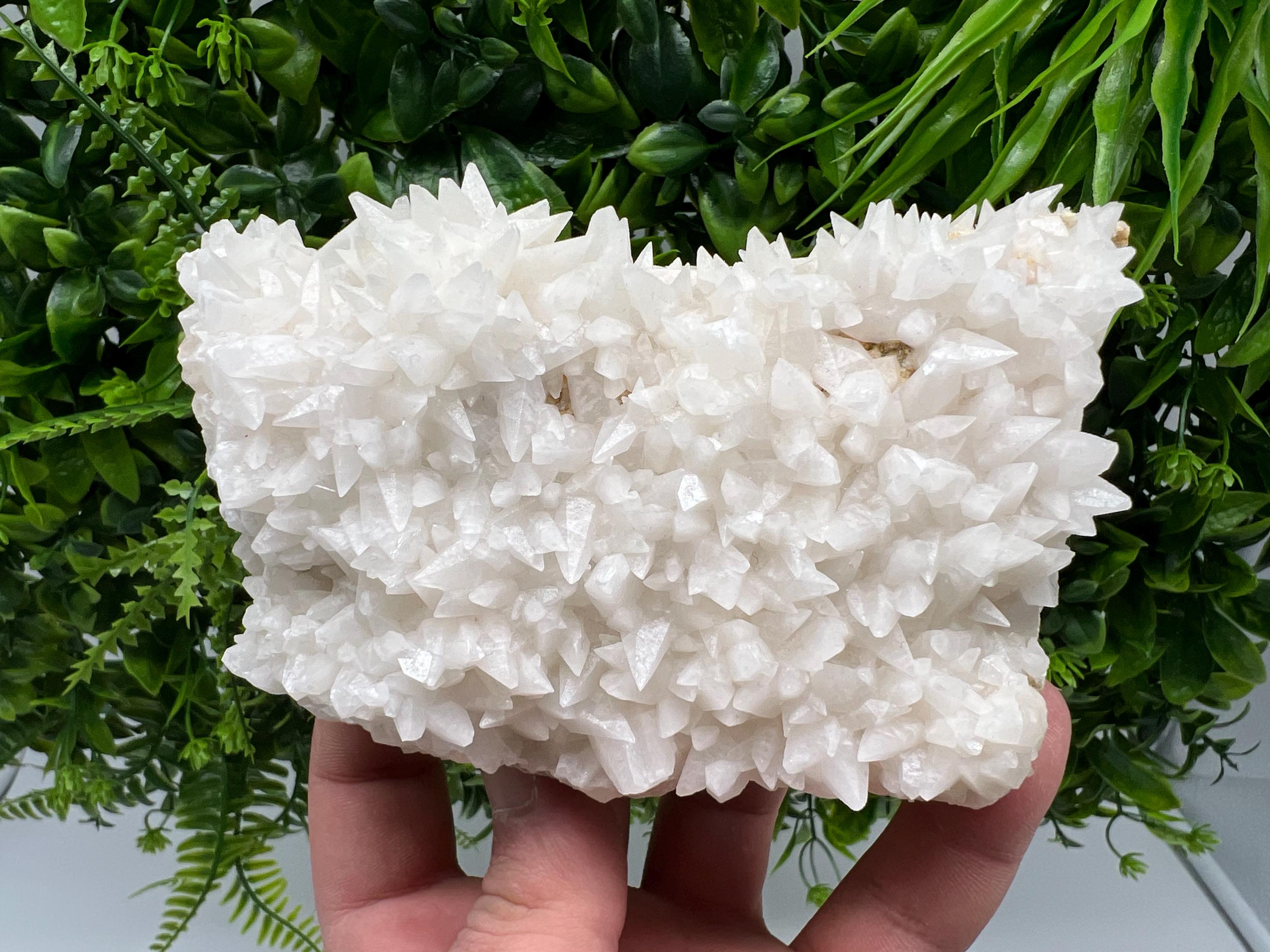 Calcite on Aragonite: Djurcovo Mine, Bulgaria Healing Crystal