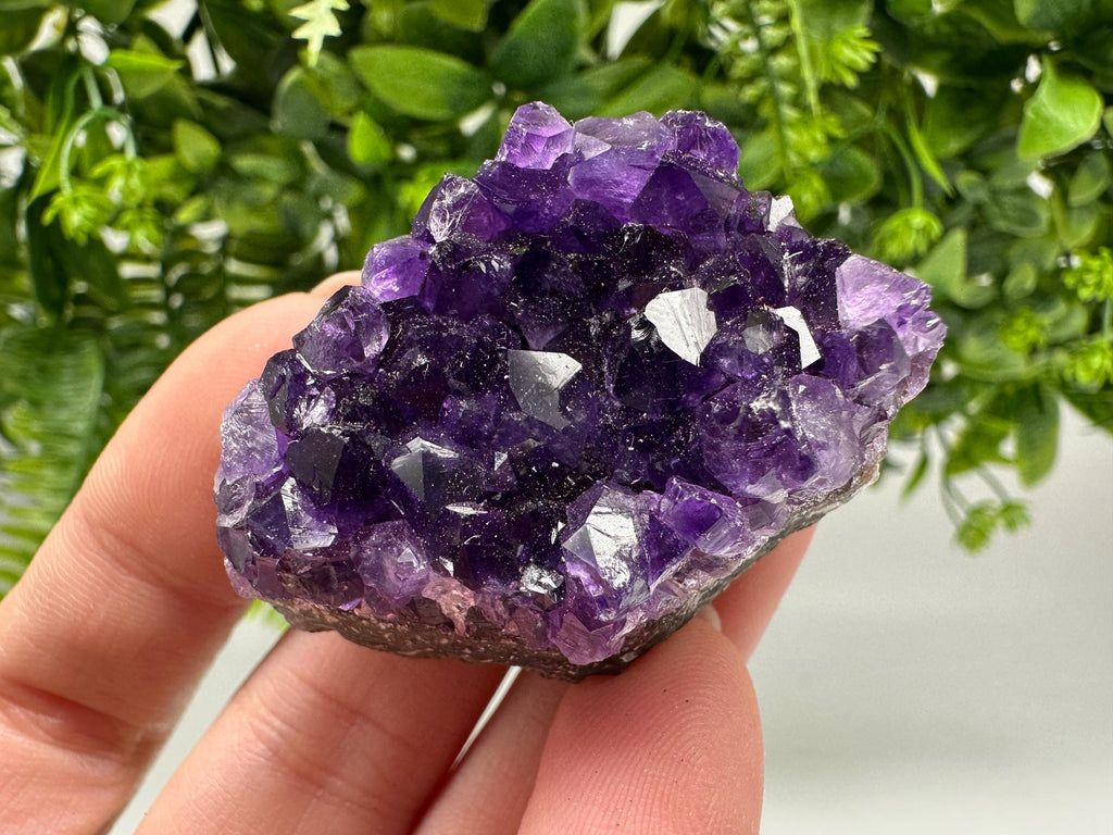 Uruguay Amethyst Crystal: Purple Quartz Home Decor, Energy Stone