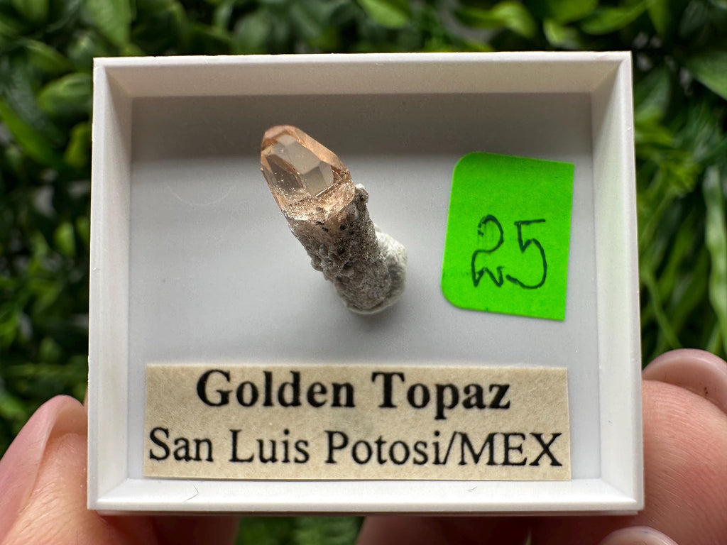 Golden Topaz Crystal, Mineral Specimen from Mexico