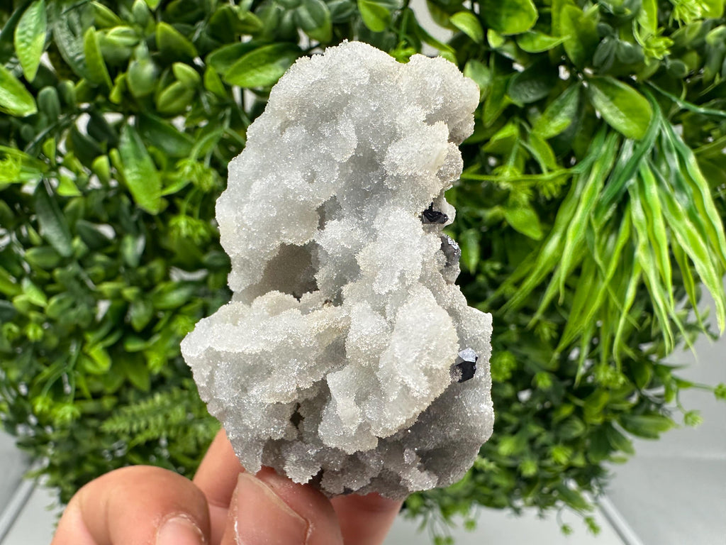 Galena on Chalcedony Mineral Specimen, Krushev dol Mine, Bulgaria