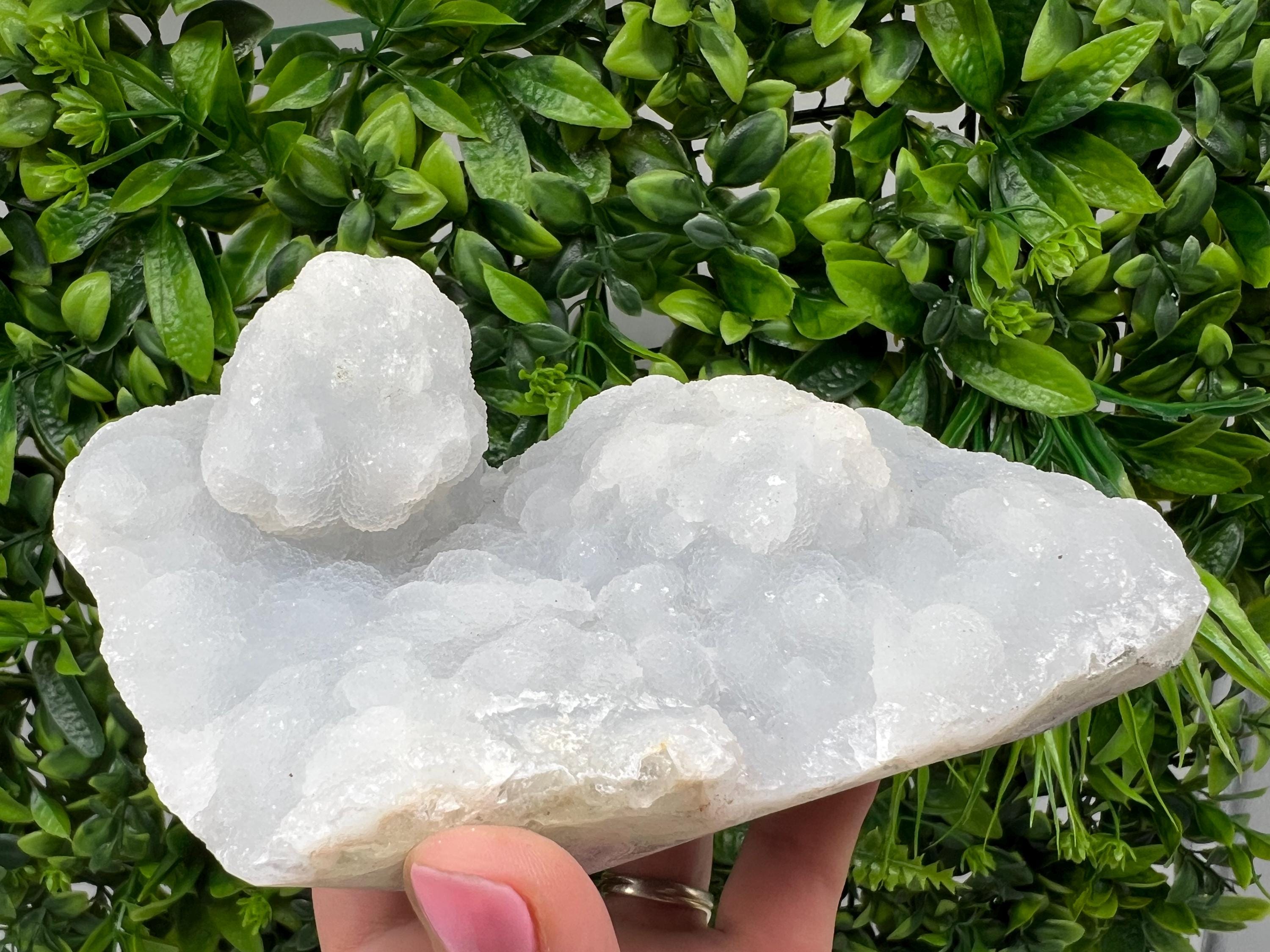 Natural Chalcedony Specimen, India Minerals, Home Decor