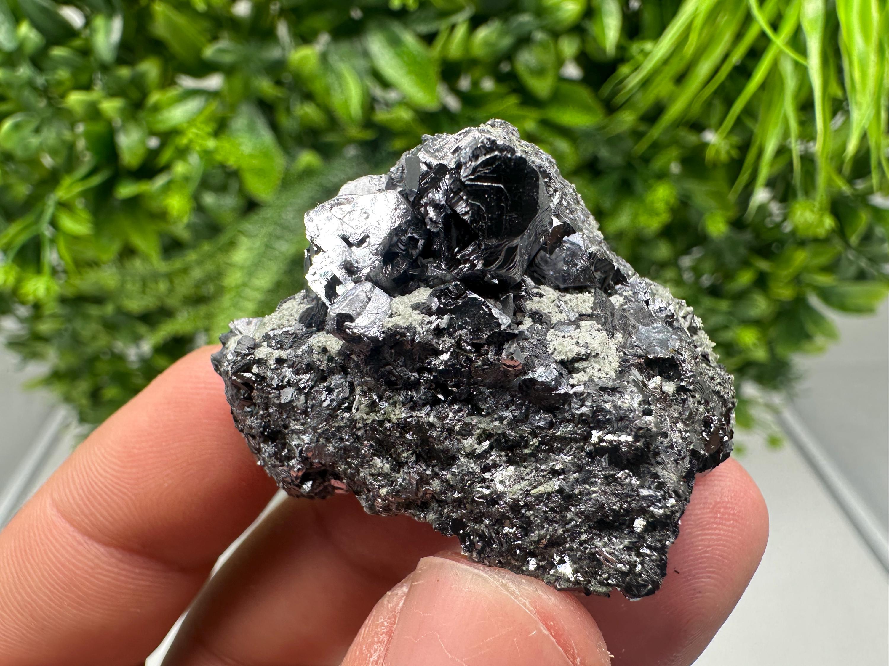 Collected Skeletal GALENA,Sphalerite,Quartz,Calcite from Krushev dol mine,Madan,Bulgaria,natural,collectible mineral specimen home decor