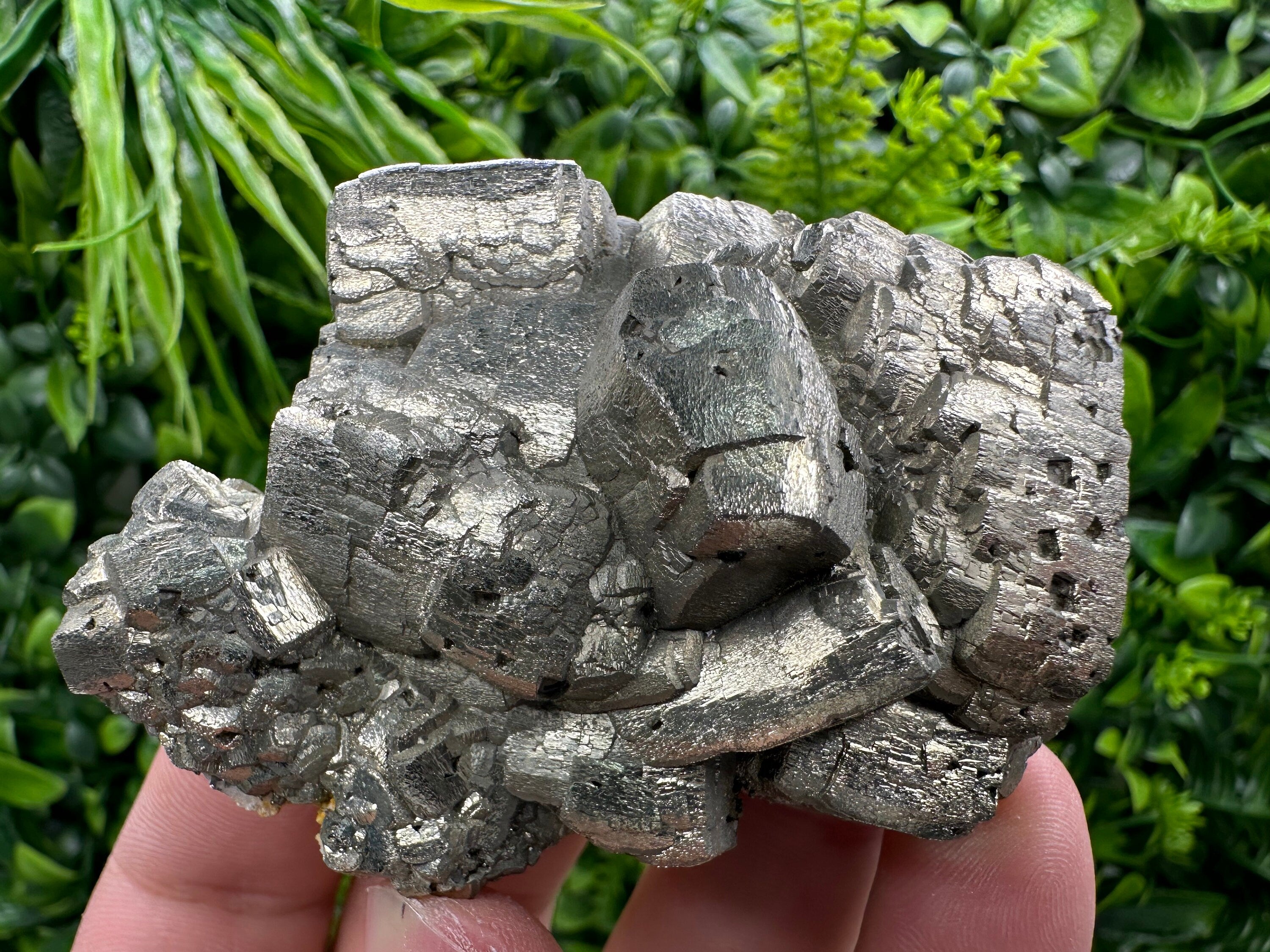 Rare Pyrite Cluster: Androvo Mine, Bulgaria (7/6/3 cm)