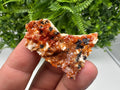 Red Vanadinite on Barite from Marocco,crystal minerals Speciment cluster Vanadinite crystal Vanadinite Geology Vanadinite cluster minerals