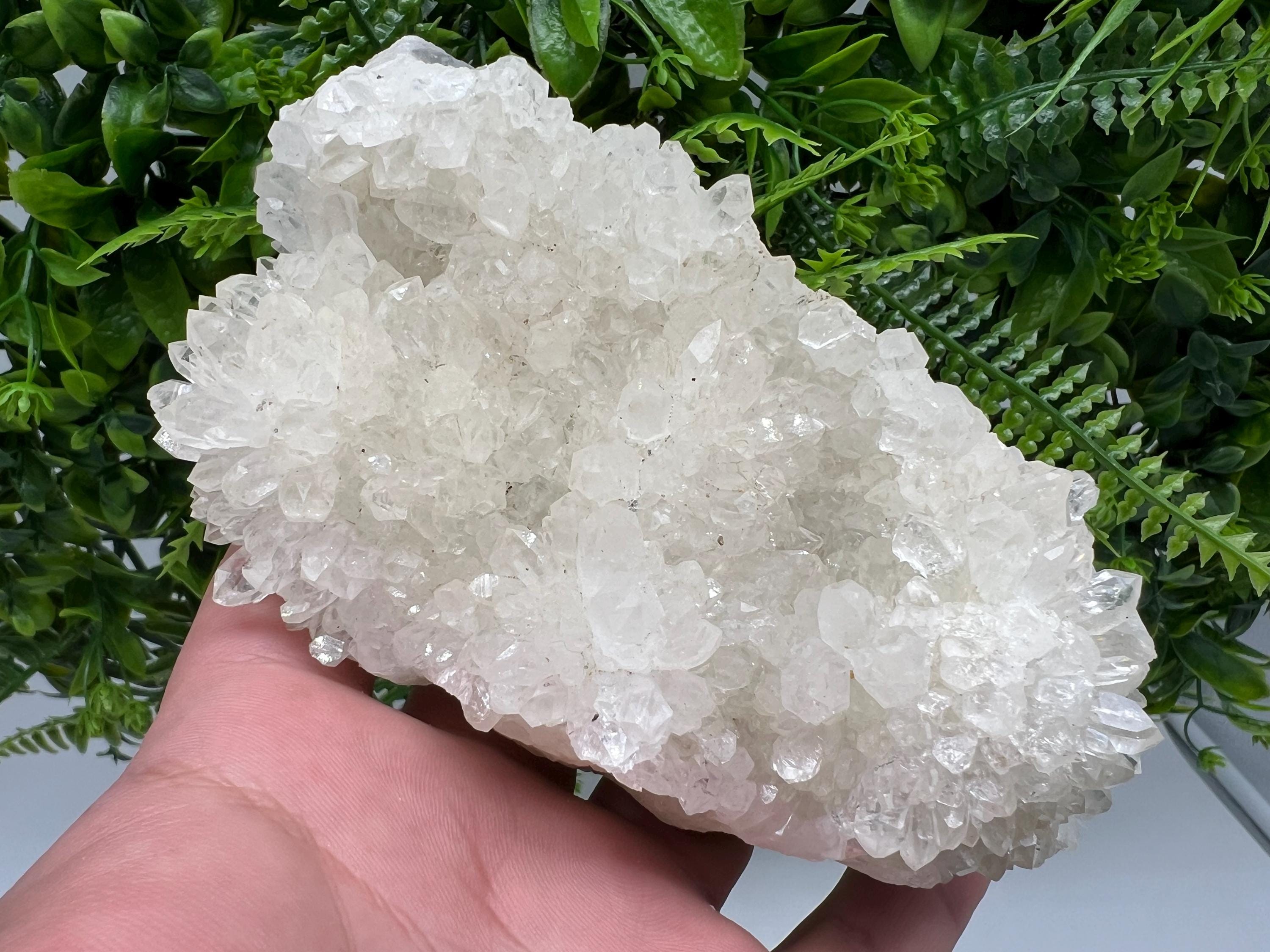 Limonite Quartz Cluster with Natural Mineral Inclusions, Bulgaria