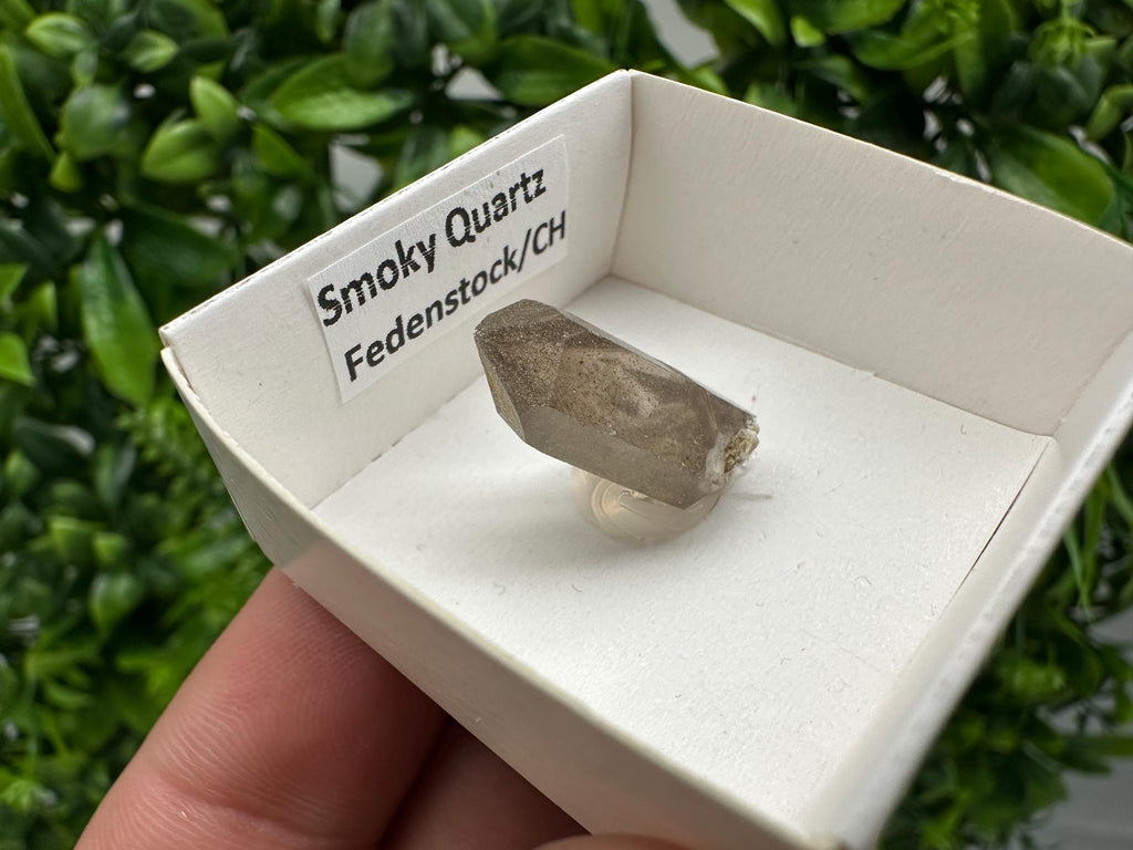 Rare Smoky Quartz Point, Fedenstock Switzerland Mineral Specimen